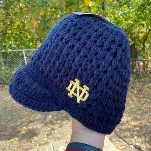 Women Notre Dame Knit Hat